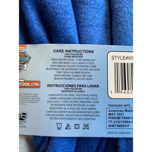 Paw Patrol Long Sleeve Flannel Toddler Girls Boys Unisex Pajamas 2-Piece Set NWT - Picture 7 of 11